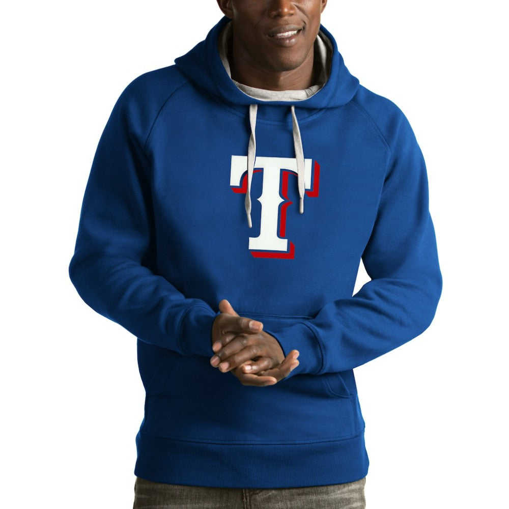 Texas Rangers Antigua Victory Pullover Hoodie | MLB US