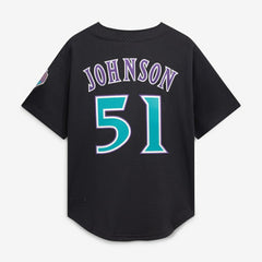 Randy Johnson Arizona Diamondbacks Mitchell & Ness Cooperstown Collection Mesh Batting Practice Button-Up Jersey | MLB For sale