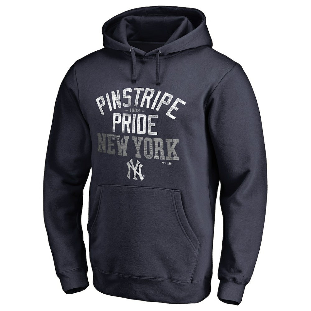 New York Yankees Hometown Collection Pinstripe Pride Pullover Hoodie | MLB Online