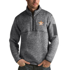 Houston Astros Antigua Fortune Half-Zip Sweater | MLB Outlet