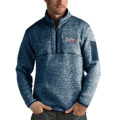 Atlanta Braves Antigua Fortune Half-Zip Sweater | MLB New