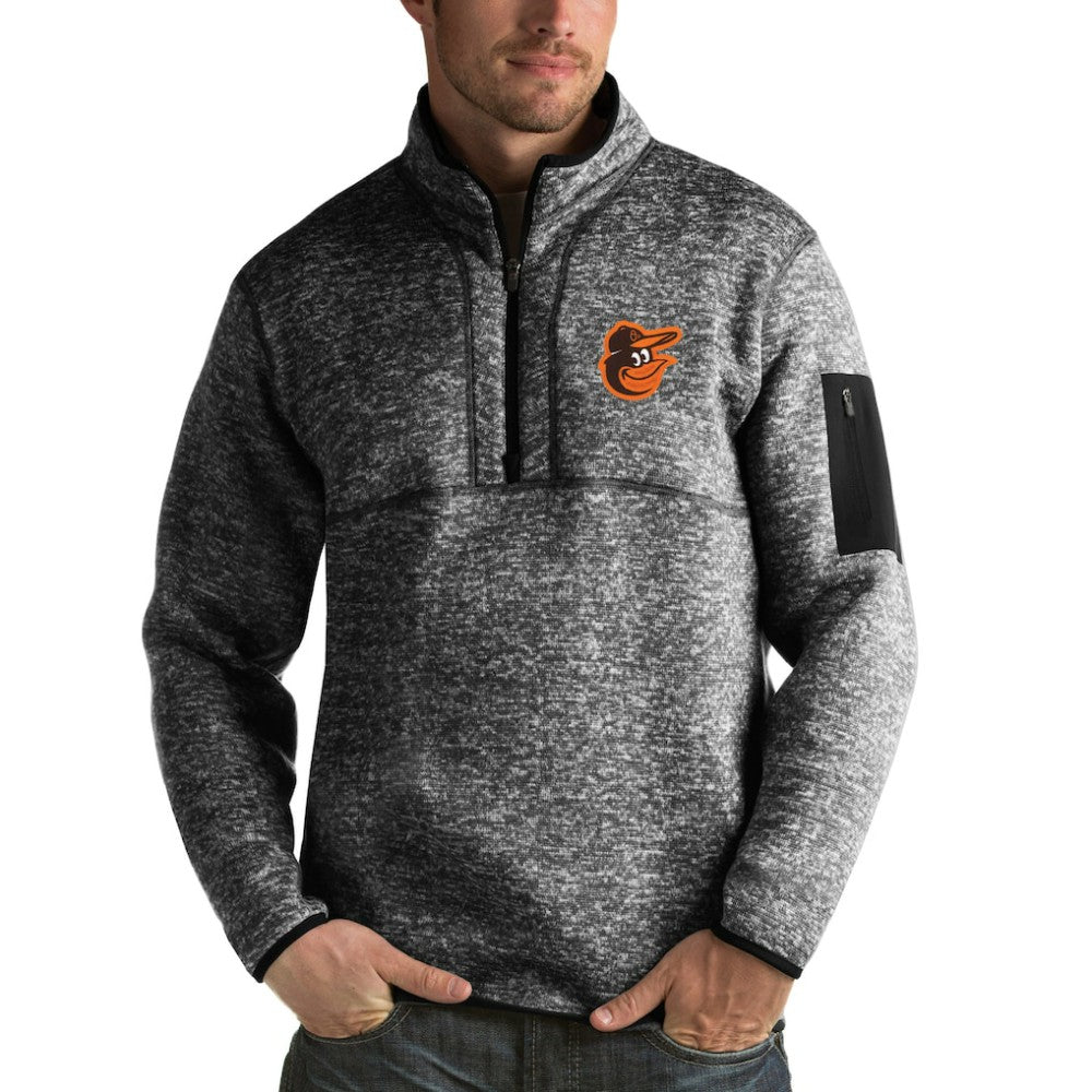 Baltimore Orioles Antigua Fortune Half-Zip Sweater | MLB Shop