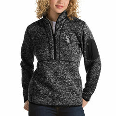 Chicago White Sox Antigua Women's Fortune Half-Zip Pullover Sweater | MLB New
