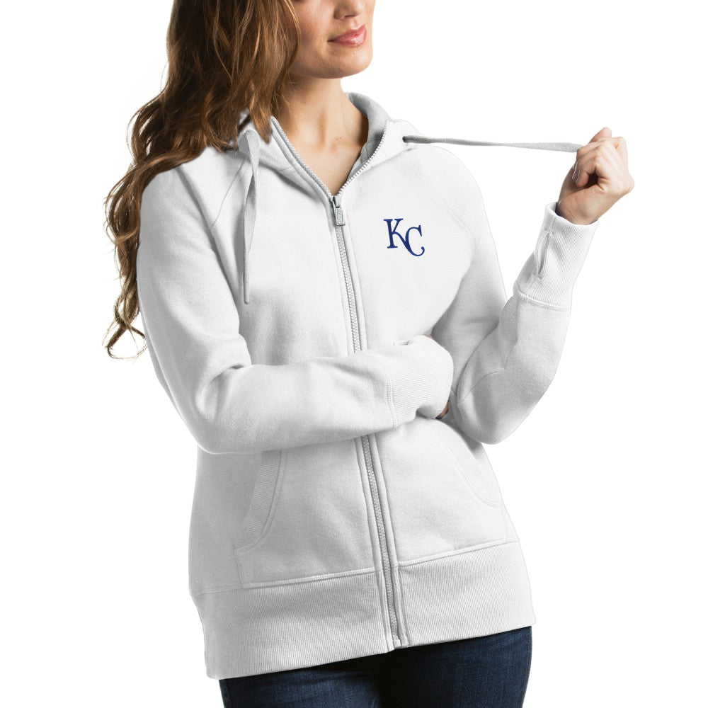 Kansas City Royals Antigua Women's Victory Full-Zip Hoodie | MLB US