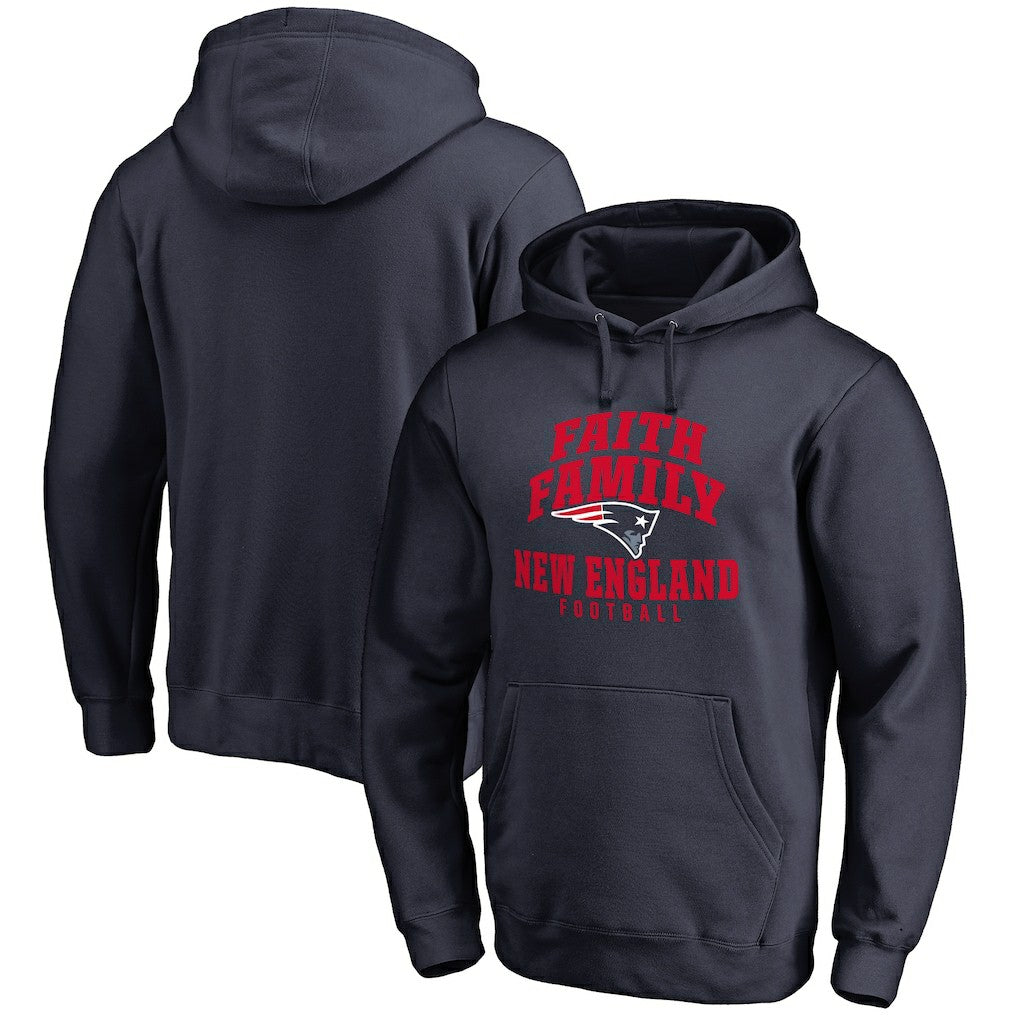 New England Patriots  Faith Family Pullover Hoodie