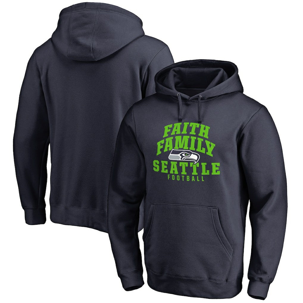Seattle Seahawks  Faith Family Pullover Hoodie
