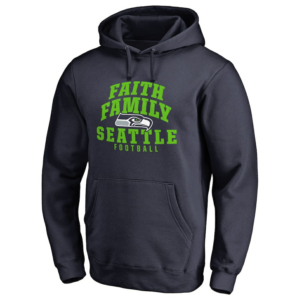 Seattle Seahawks  Faith Family Pullover Hoodie