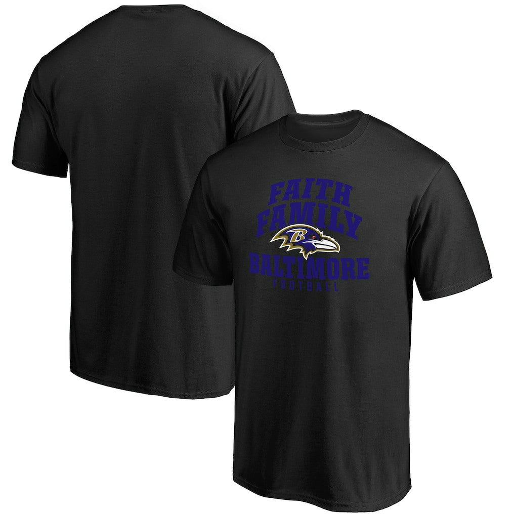Baltimore Ravens  Faith Family T-Shirt