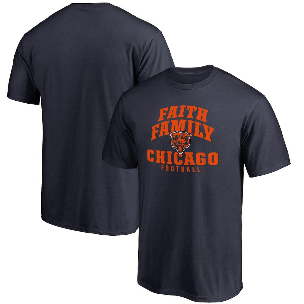 Chicago Bears  Faith Family T-Shirt