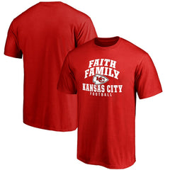 Kansas City Chiefs  Faith Family T-Shirt