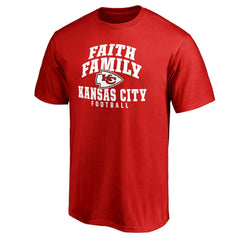 Kansas City Chiefs  Faith Family T-Shirt