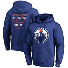 Edmonton Oilers Raise the Banner Pullover Hoodie Outlet
