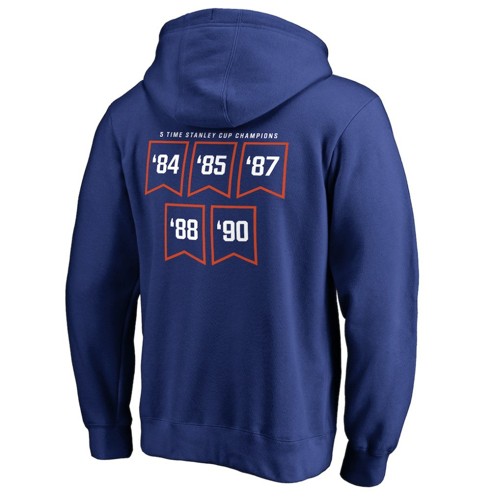 Edmonton Oilers Raise the Banner Pullover Hoodie Outlet