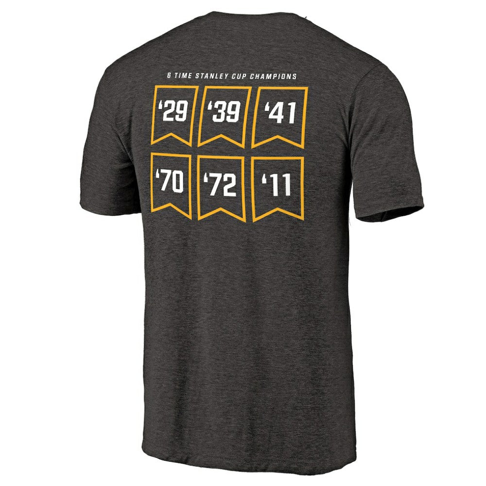 Boston Bruins Raise the Banner Tri-Blend T-Shirt Outlet