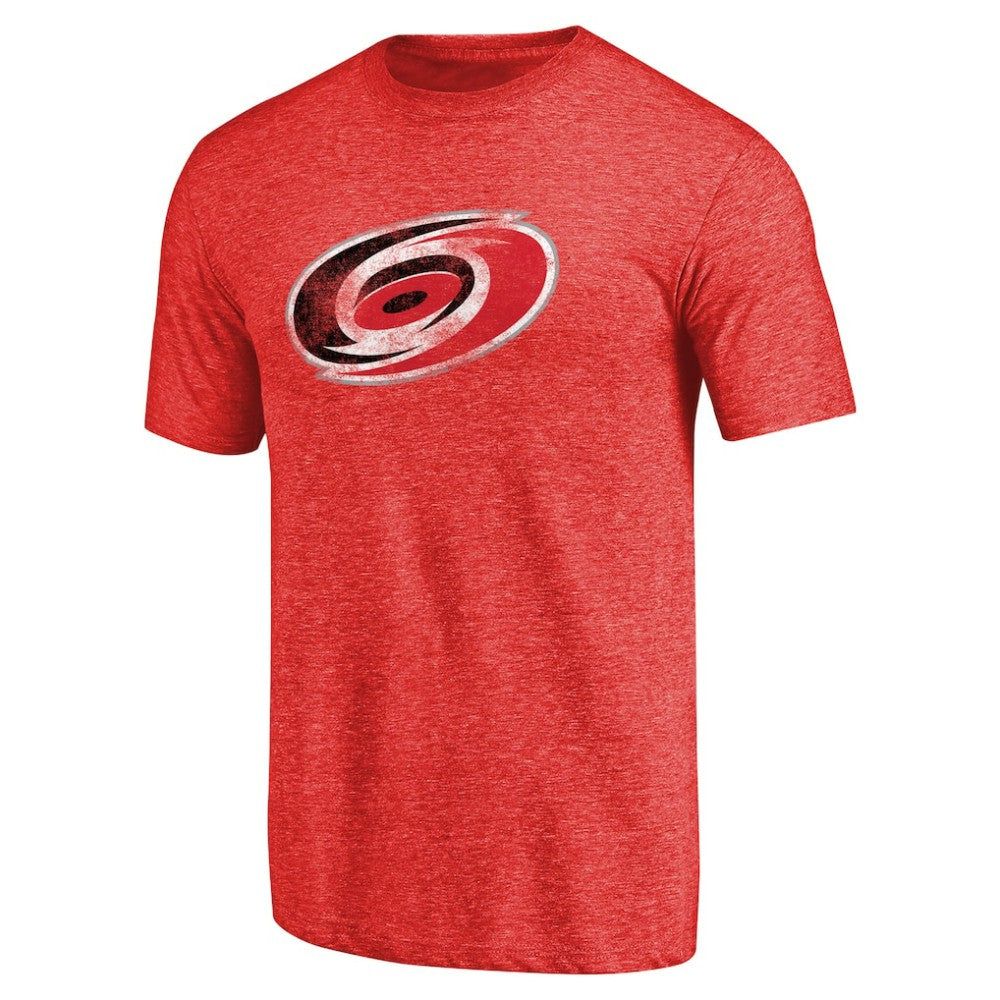 Carolina Hurricanes Distressed Team Primary Logo Tri-Blend T-Shirt Online