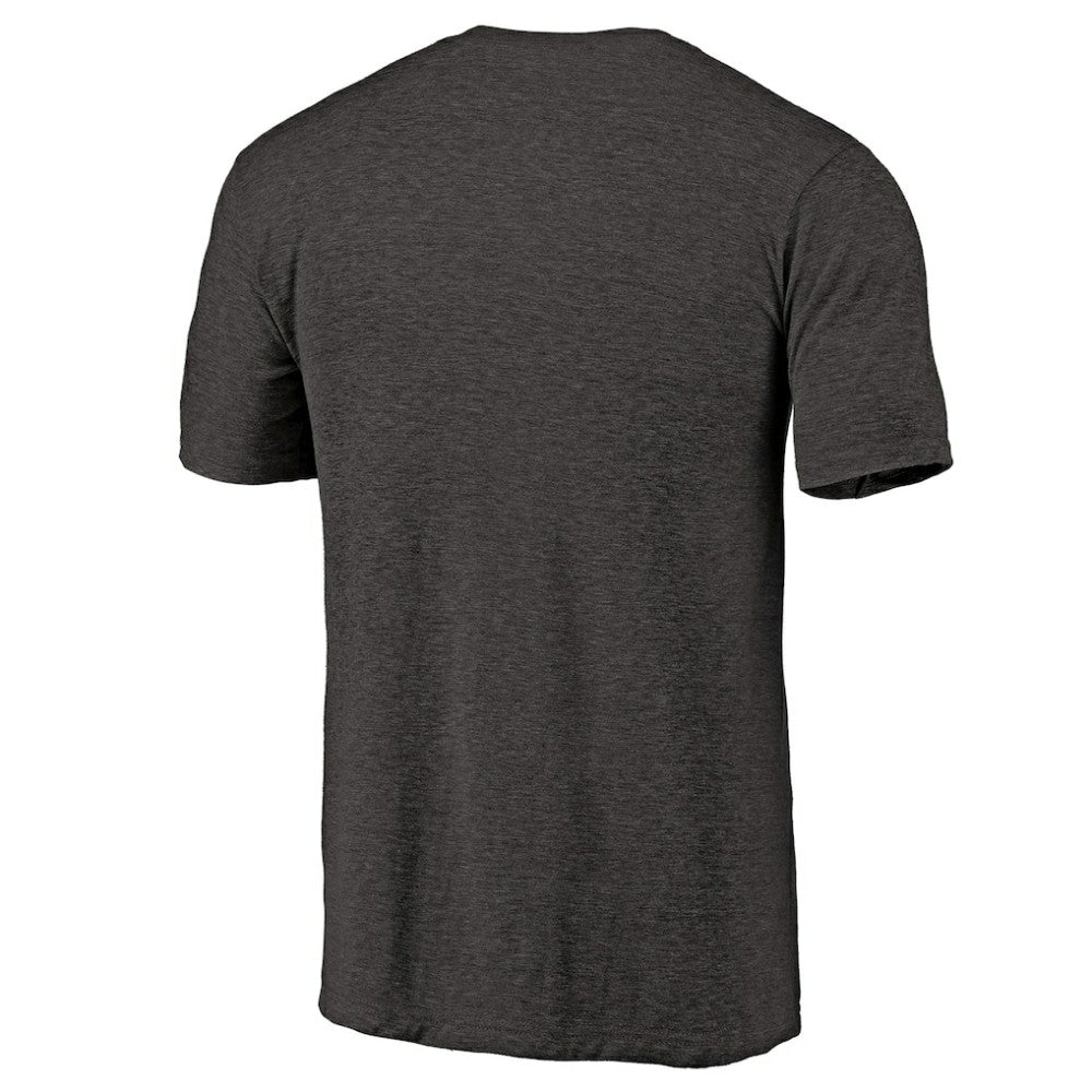 Calgary Flames Distressed Team Primary Logo Tri-Blend T-Shirt Online