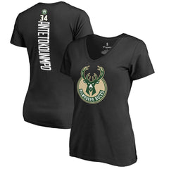 Giannis Antetokounmpo Milwaukee Bucks Women's Backer T-Shirt On Sale