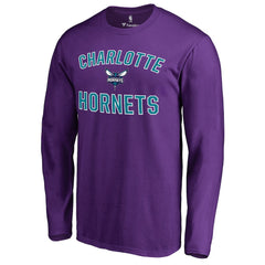 Charlotte Hornets Victory Arch Long Sleeve T-Shirt On Sale