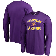 Los Angeles Lakers Victory Arch Long Sleeve T-Shirt For Sale