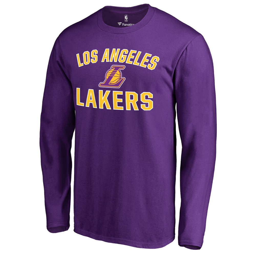 Los Angeles Lakers Victory Arch Long Sleeve T-Shirt For Sale