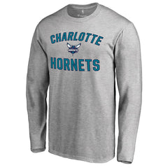 Charlotte Hornets Victory Arch Long Sleeve T-Shirt Discount