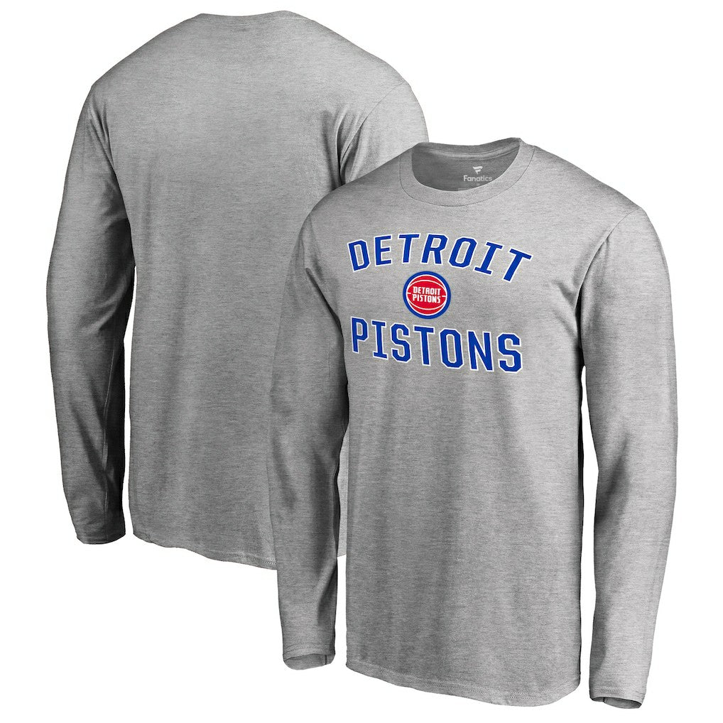 Detroit Pistons Victory Arch Long Sleeve T-Shirt sale Outlet
