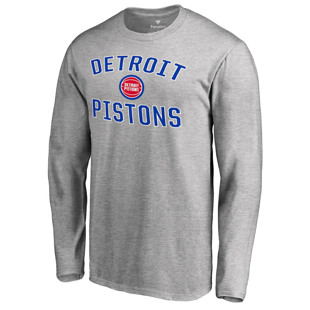 Detroit Pistons Victory Arch Long Sleeve T-Shirt sale Outlet