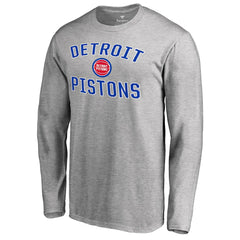 Detroit Pistons Victory Arch Long Sleeve T-Shirt sale Outlet