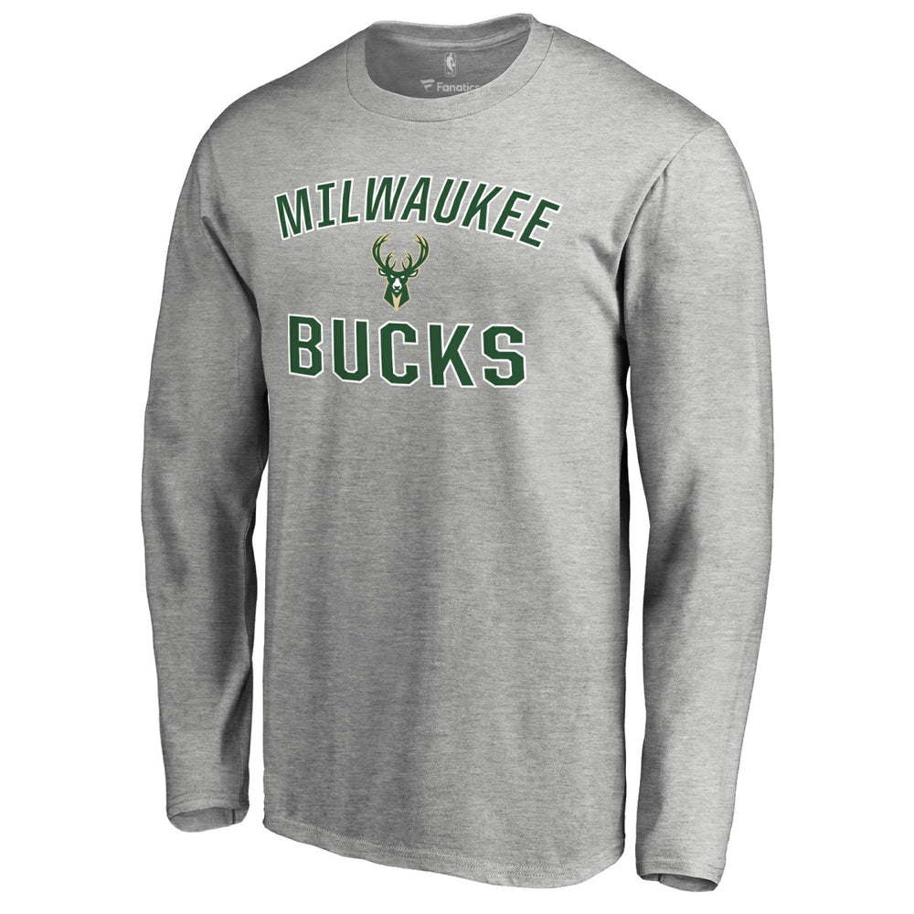 Milwaukee Bucks Victory Arch Long Sleeve T-Shirt New