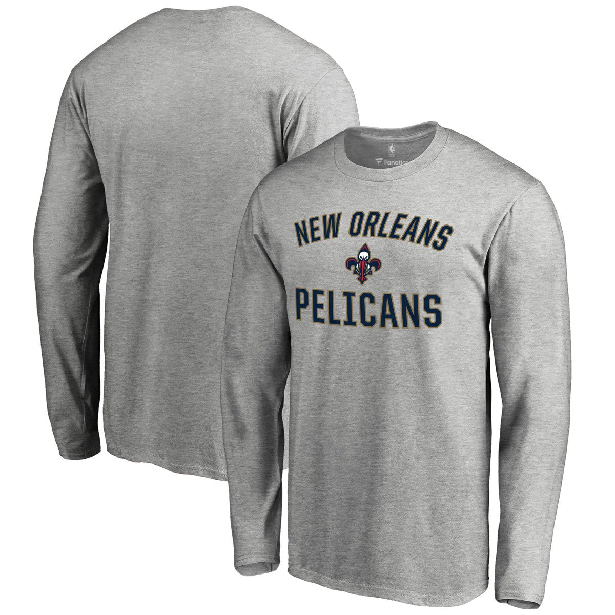 New Orleans Pelicans Victory Arch Long Sleeve T-Shirt For Sale