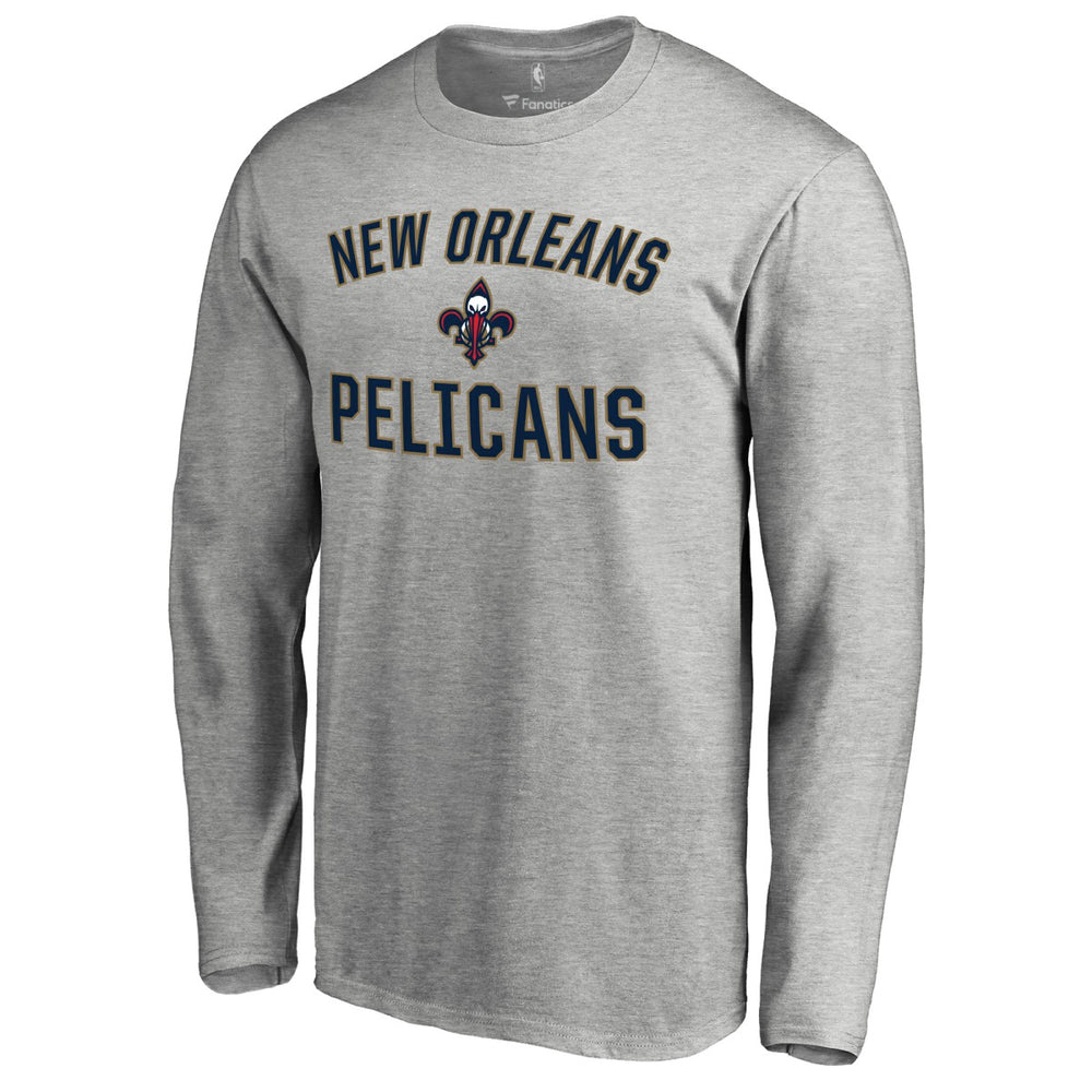 New Orleans Pelicans Victory Arch Long Sleeve T-Shirt For Sale