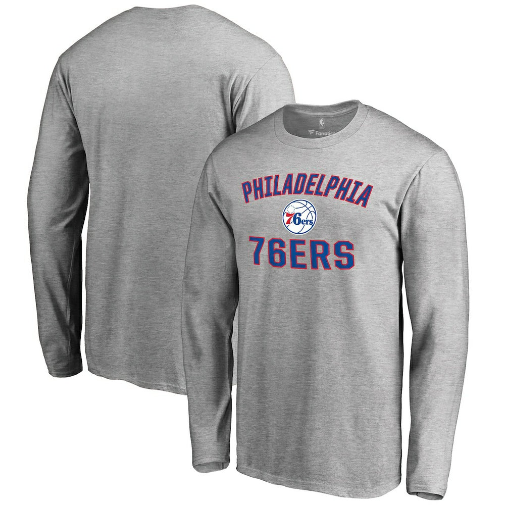 Philadelphia 76ers Victory Arch Long Sleeve T-Shirt sale On Sale