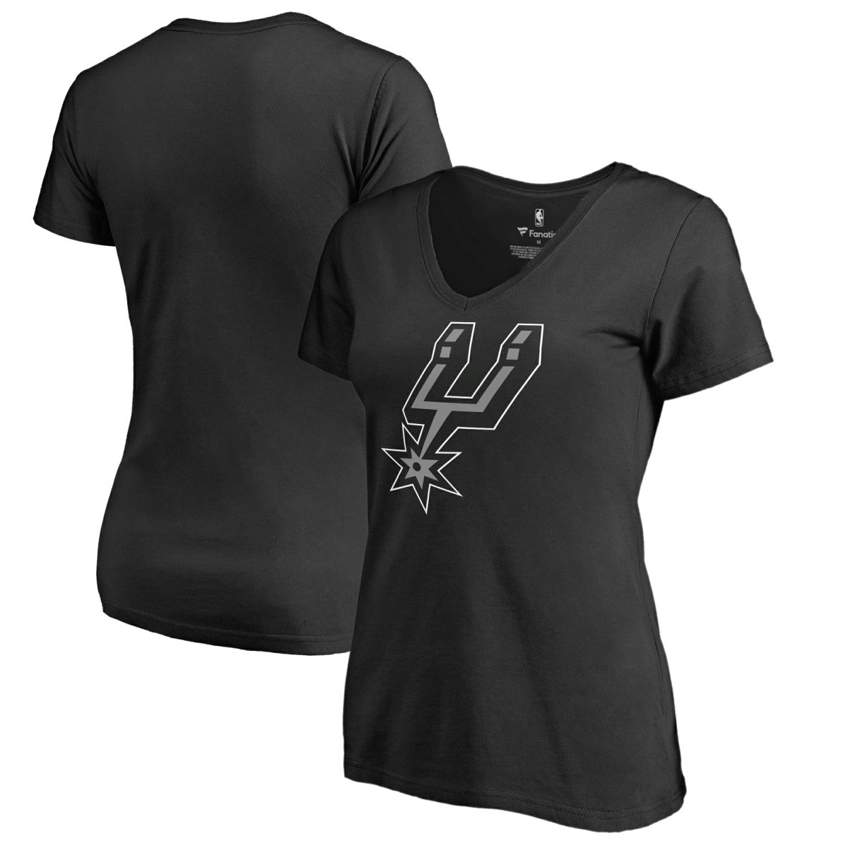San Antonio Spurs Women's Primary Logo V-Neck T-Shirt Online