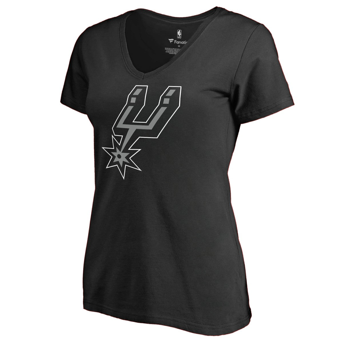 San Antonio Spurs Women's Primary Logo V-Neck T-Shirt Online