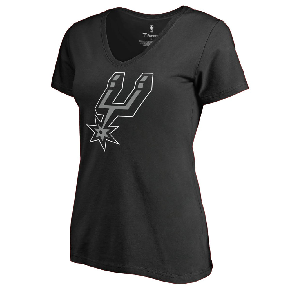 San Antonio Spurs Women's Primary Logo V-Neck T-Shirt Online