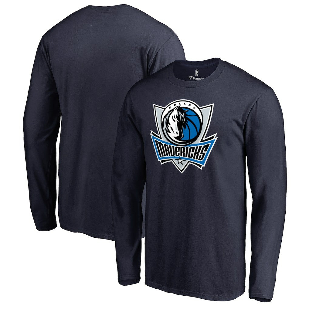 Dallas Mavericks Primary Logo Long Sleeve T-Shirt sale Discount