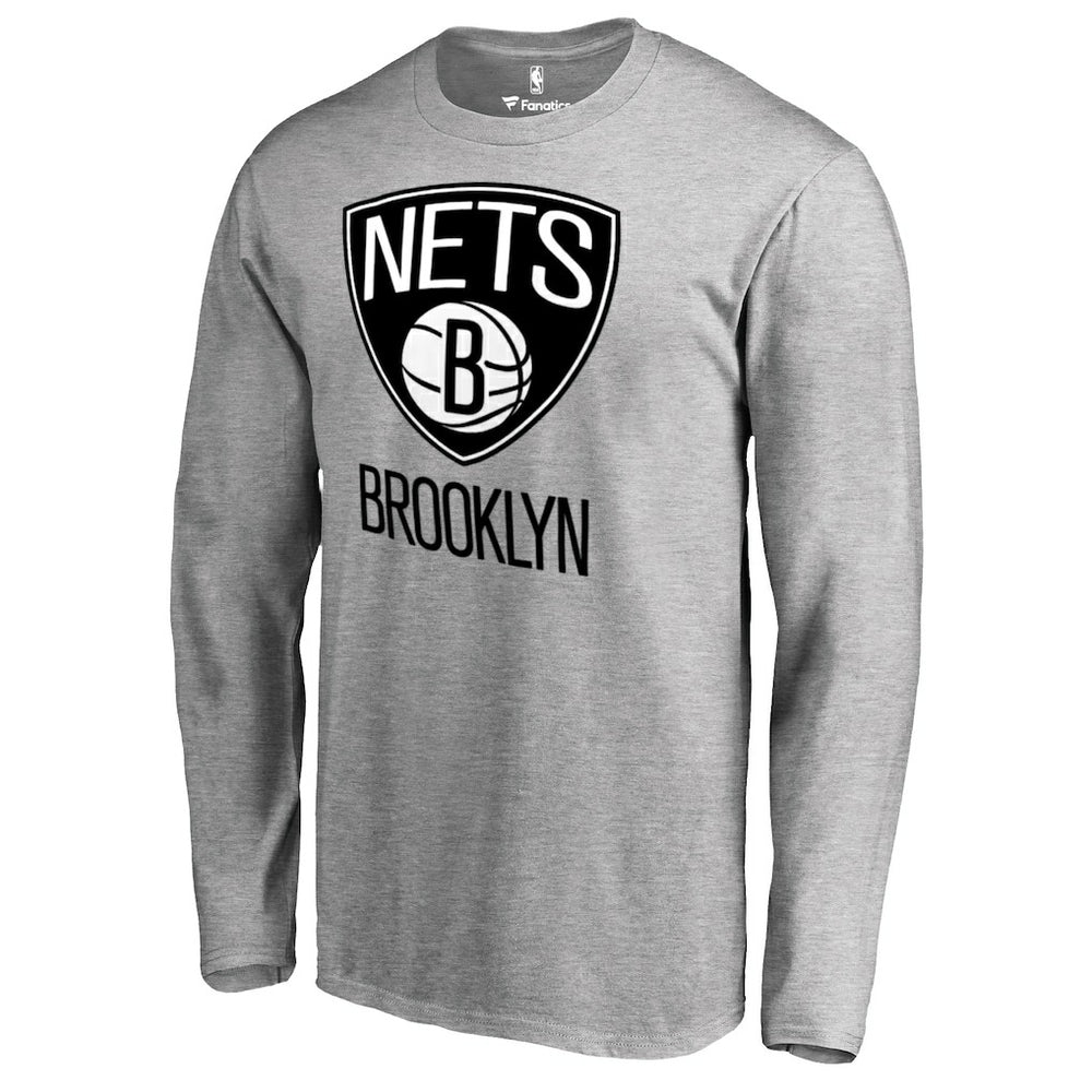 Brooklyn Nets Primary Logo Long Sleeve T-Shirt Discount
