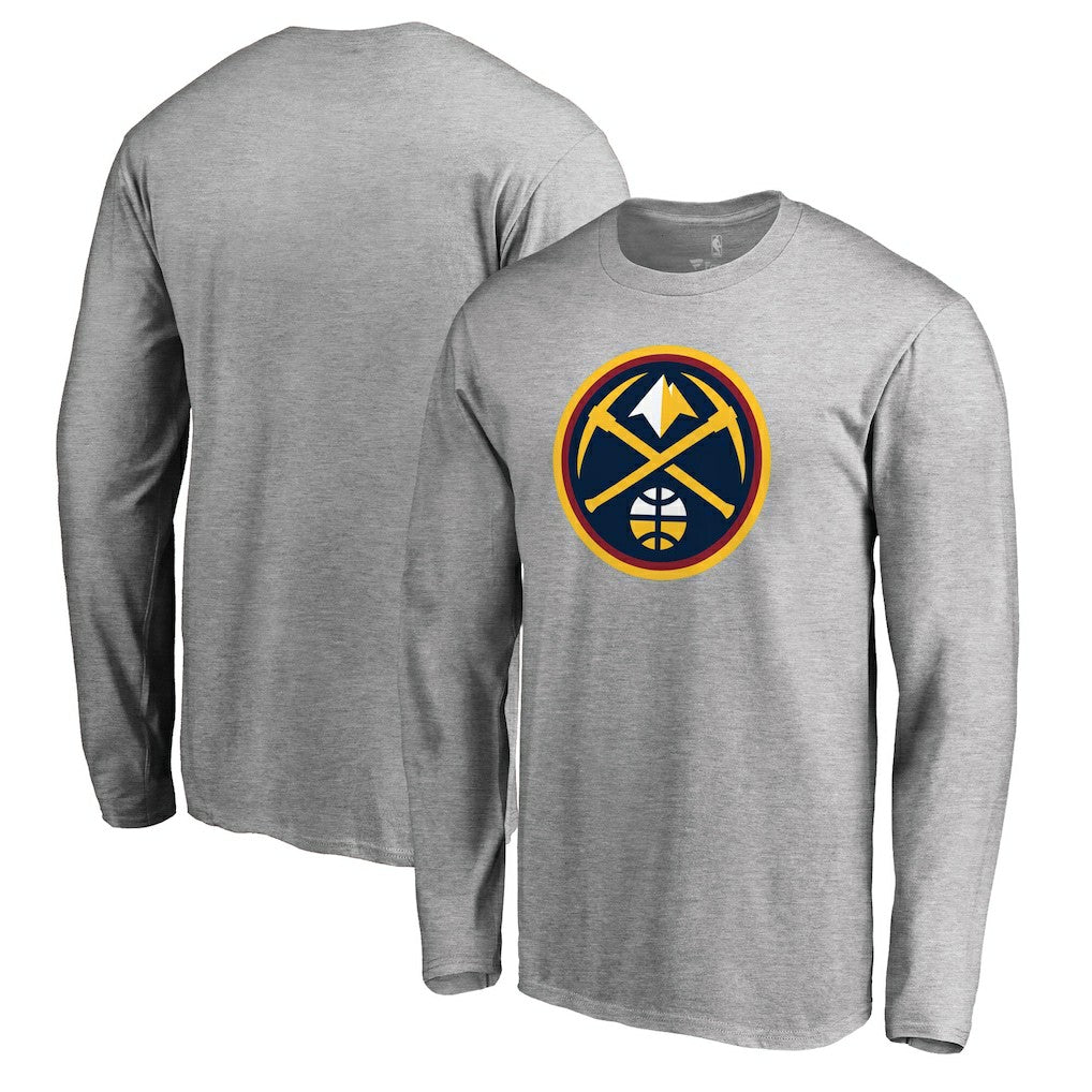 Denver Nuggets Primary Logo Long Sleeve T-Shirt sale Discount