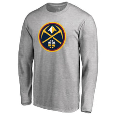 Denver Nuggets Primary Logo Long Sleeve T-Shirt sale Discount