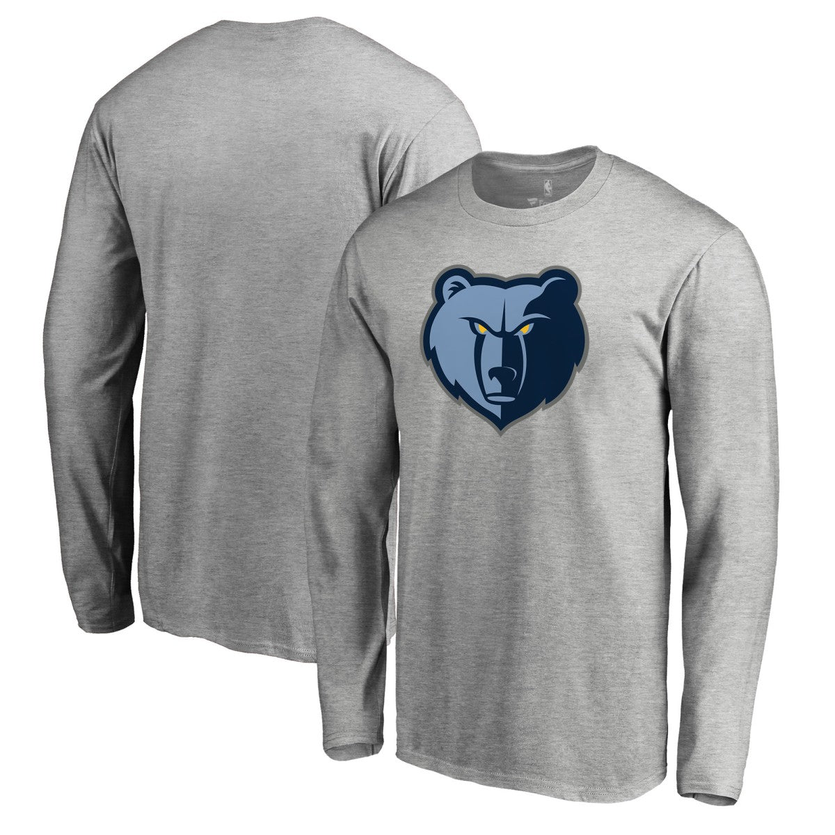 Memphis Grizzlies Primary Logo Long Sleeve T-Shirt On Sale