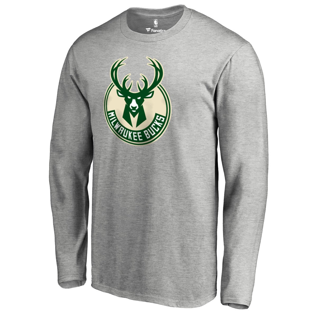 Milwaukee Bucks Primary Logo Long Sleeve T-Shirt For Sale