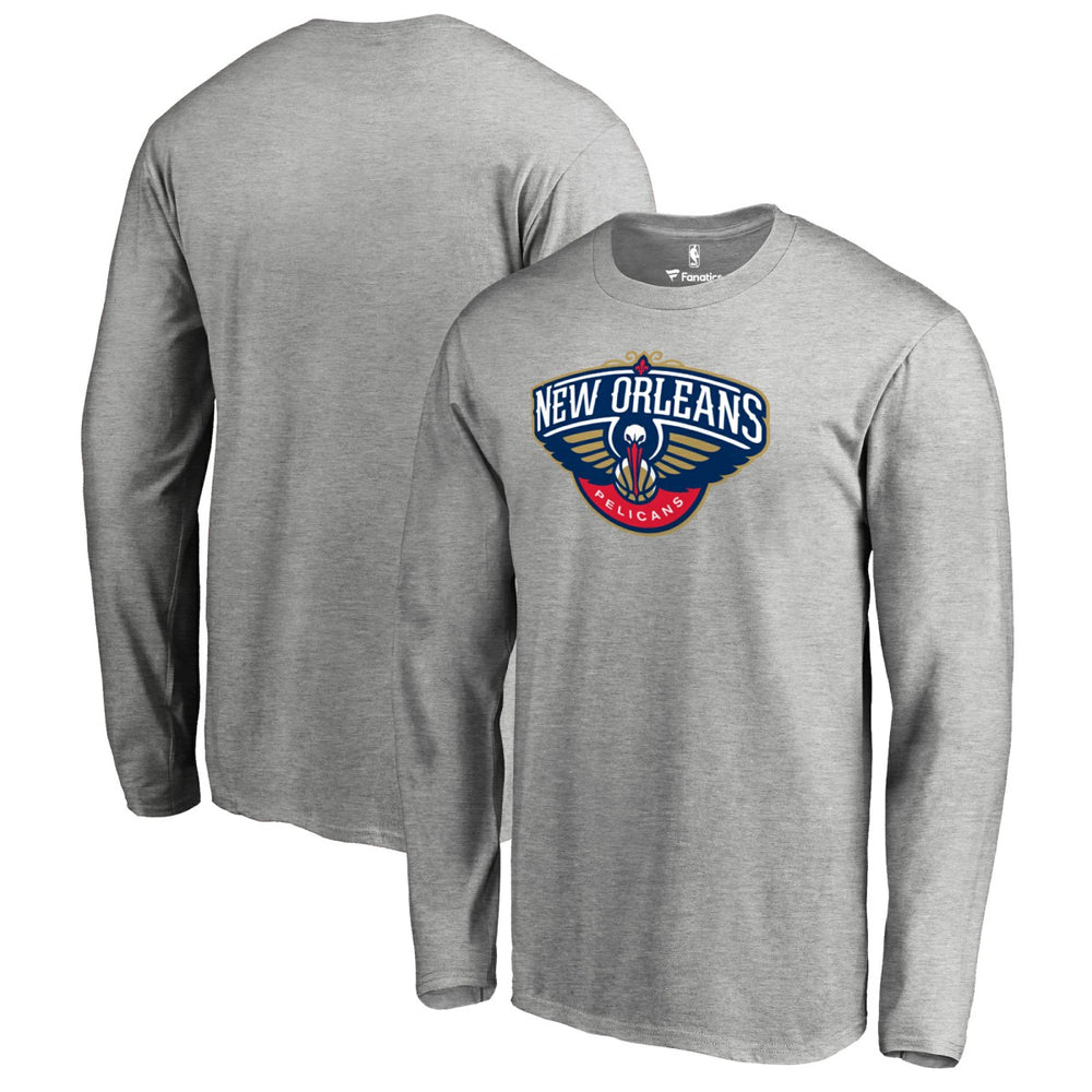 New Orleans Pelicans Primary Logo Long Sleeve T-Shirt Outlet
