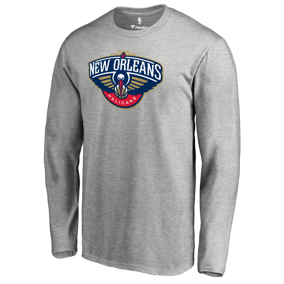 New Orleans Pelicans Primary Logo Long Sleeve T-Shirt Outlet
