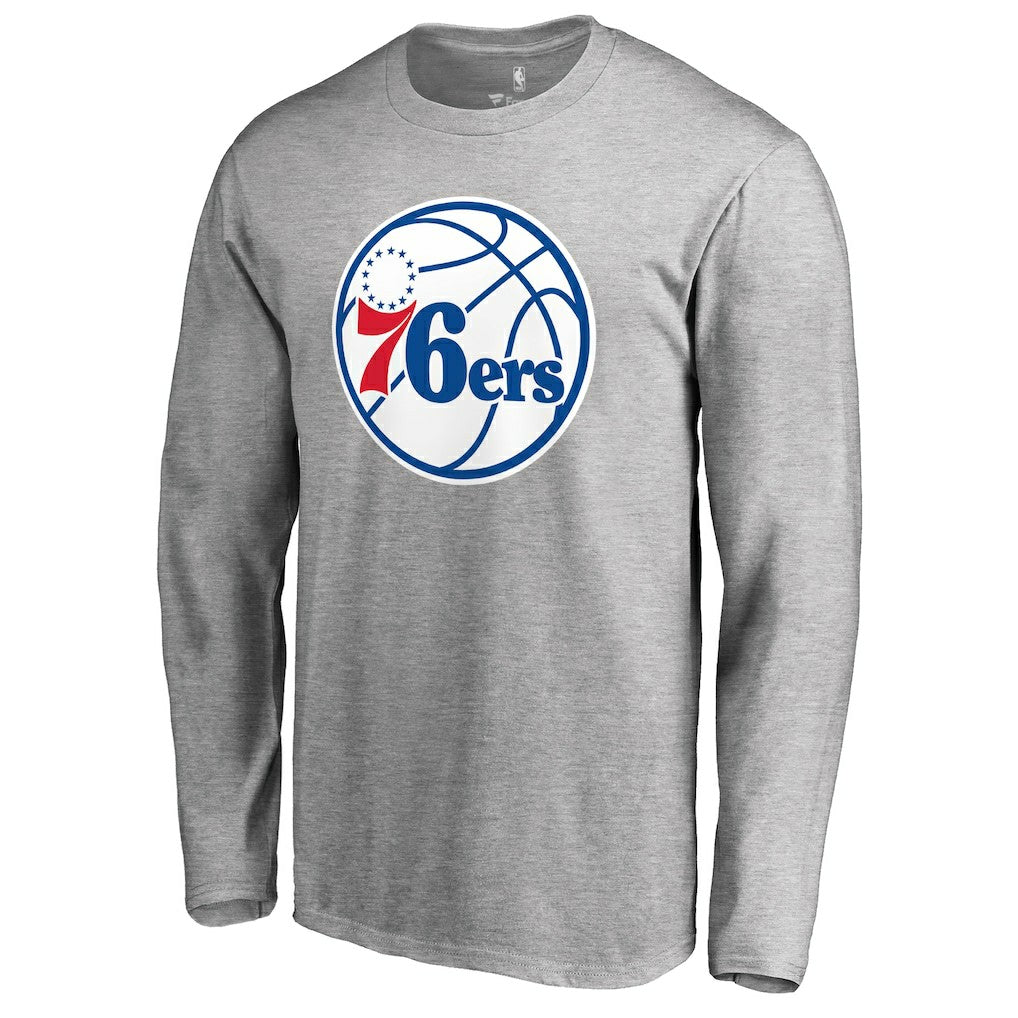 Philadelphia 76ers Primary Logo II Long Sleeve T-Shirt Discount