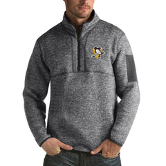 Pittsburgh Penguins Antigua Fortune 1/2-Zip Pullover Jacket For Sale
