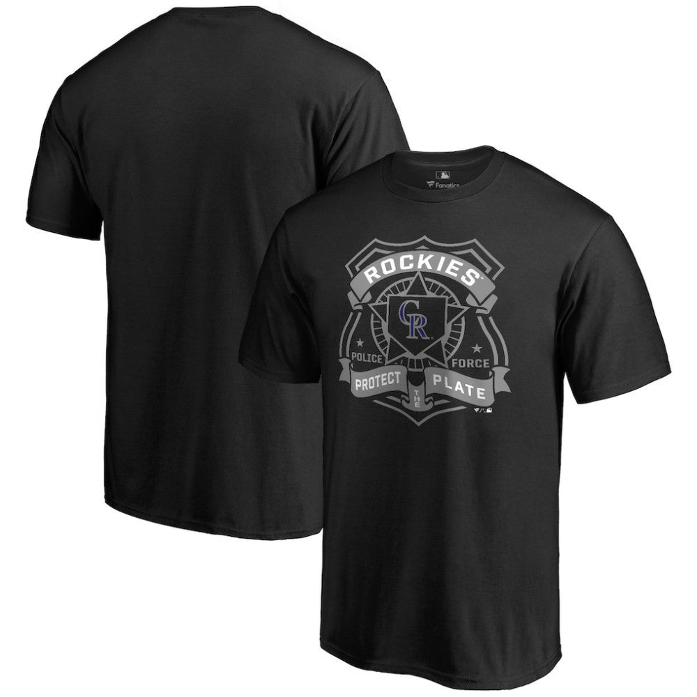 Colorado Rockies Police Badge T-Shirt | MLB Sale