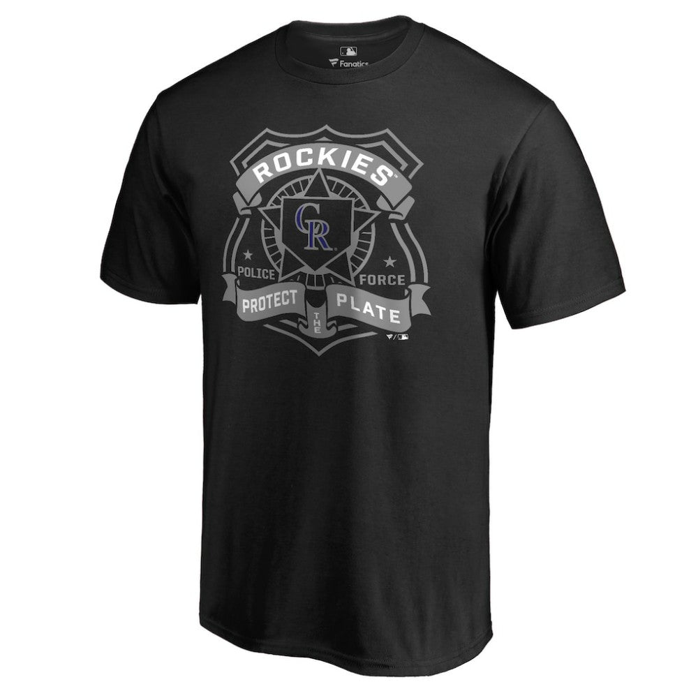 Colorado Rockies Police Badge T-Shirt | MLB Sale