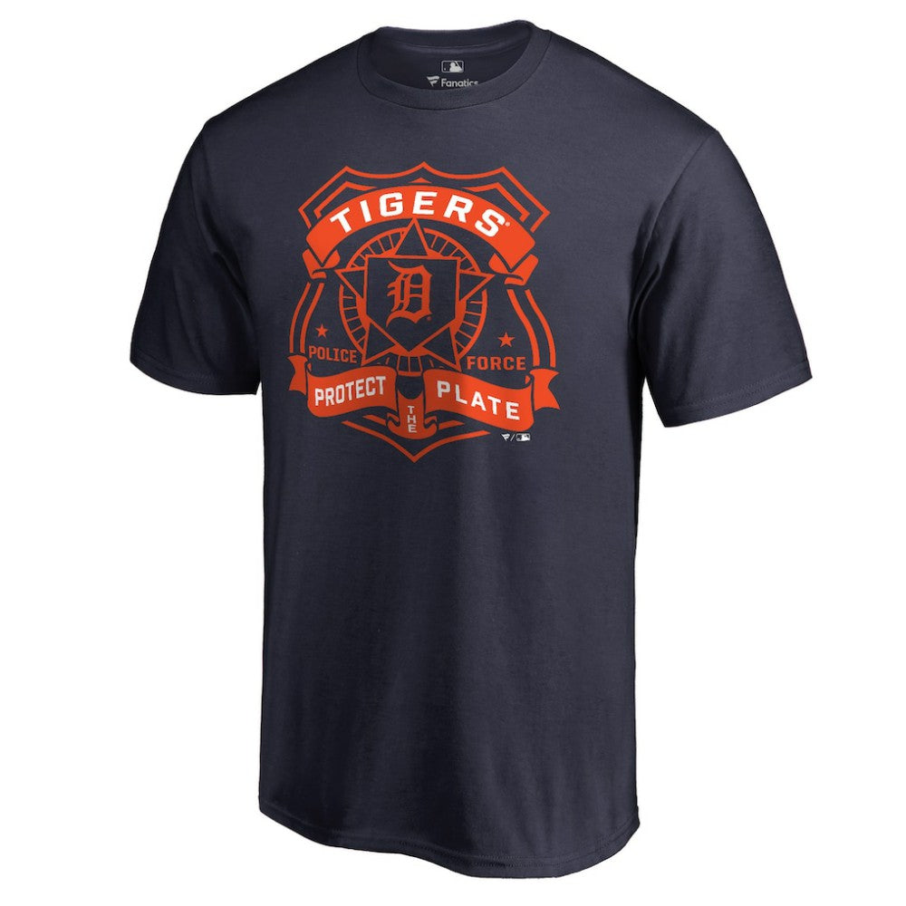 Detroit Tigers Police Badge T-Shirt | MLB New