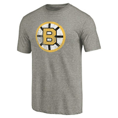 Boston Bruins Throwback Logo 1989-1990 Tri-Blend T-Shirt For Sale