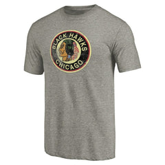 Chicago Blackhawks Throwback Logo 1937-1938 Tri-Blend T-Shirt Online